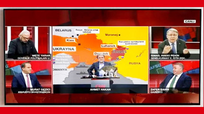 CNN Türk canlı yayınında stüdyoya kedi girdi