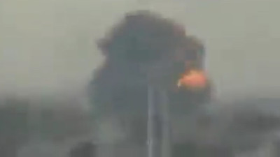 Rus uçağının düşürüldüğü anlar böyle kaydedildi