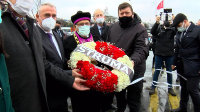 Struma faciasında hayatını kaybedenler Sarayburnu'nda anıldı