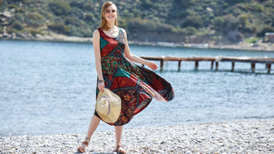 Yazlık Elbise Modellerinde 2022 Modası Bohem Elbiseler