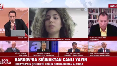Ukrayna'daki Türk kızı apar topar canlı yayından alındı. A Haber’de büyük skandal. Gerçekleri söyleyince...