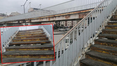 İstanbul’da korku geçidi! Her an çökebilir…