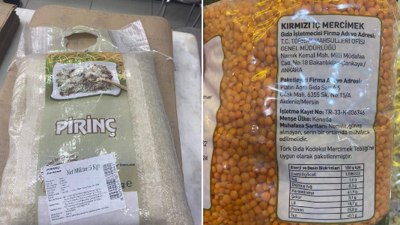 Bilin bakalım yediğiniz mercimek ve pirinçler hangi ülkeden geliyor!