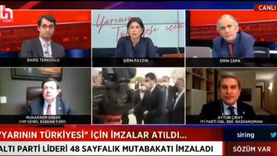 İYİ Partili Aytun Çıray, Akşener’in 4 yıl önce verdiği notu canlı yayında okudu