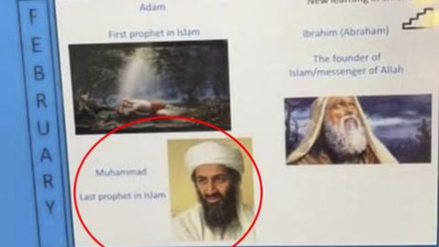 İngiltere'de büyük skandal! Hz. Muhammed'i bakın nasıl anlattılar!