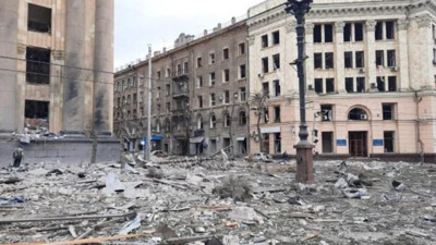 Son dakika... Harkov şiddetli şekilde bombalanıyor