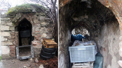 622 yıllık hamam ardiye oldu