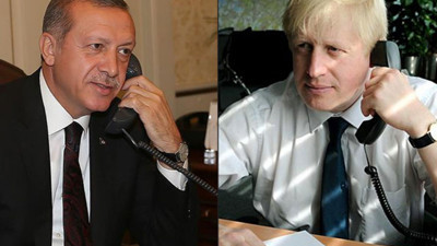 Erdoğan, İngiltere Başbakanı Johnson ile görüştü