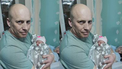 Devasa Rus konvoyu Kiev'e yaklaşırken sığınakta dünyaya ''Merhaba'' dedi