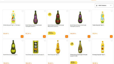 İki dev marketten sıvı yağ satışlarına kısıtlama