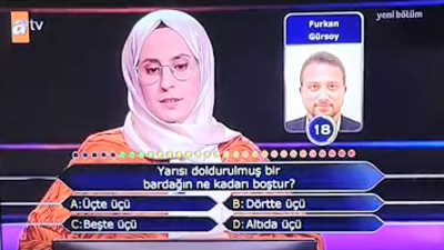 Bu soruda tarih öğretmeni matematik öğretmenini joker olarak aradı. Eğitimde geldiğimiz son nokta