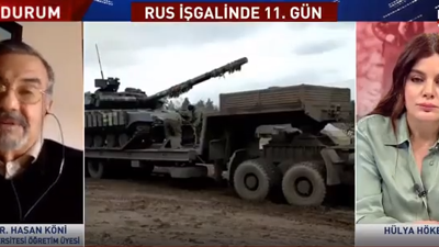 Profesör Hasan Köni'den canlı yayında skandal ifadeler. ''Erkeklerimiz Ukraynalıların gelmesini bekliyor''