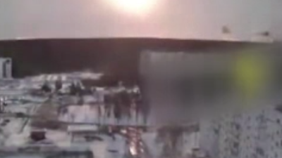 Ukrayna tarafından vurulan Rus uçağının düşme anı saniye saniye görüntülendi. Kendi aralarında kutlama yaptılar