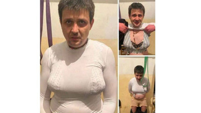 Savaştan kaçmak için kadın kılığına giren Ukraynalı sınırı geçmeye çalışırken yakalandı