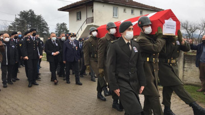 Kore Gazisi son yolculuğuna uğurlandı