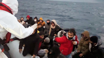 Datça açıklarında 36 düzensiz göçmen kurtarıldı
