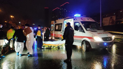 Köprüden atladı üzerinden 5 araç geçti