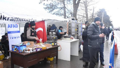 AFAD'tan savaş mağdurlarına çorba ikramı