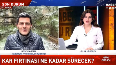 Habertürk canlı yayınında spiker ve muhabir birbirine iltifat yağdırdı