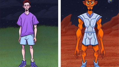 Dünyada değil de diğer gezegenlerde yaşasaydık vücudumuz işte böyle görünecekti!