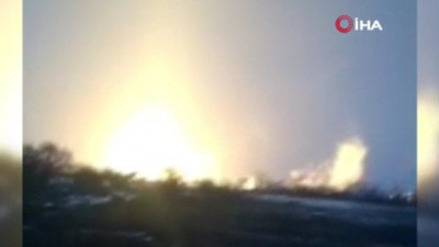 Ruslar iyice çıldırdı! Doğal gaz boru hattını vurdular