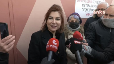 Sedef Kabaş cezaevi önünde konuştu