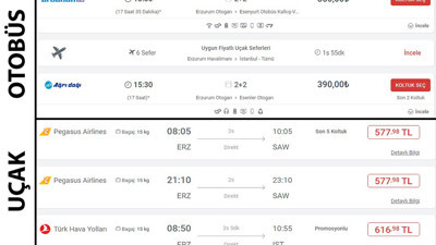 Bu soruya kim cevap vermek ister ‘Anne ben eve nasıl gelicem’ Uçak bileti fiyatına otobüs bileti!