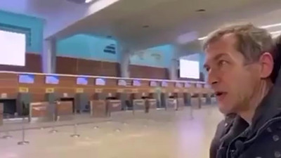 Havalimanı hayalet şehre döndü. İşte Moskova'dan gelen son görüntüler