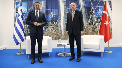 Tüm dikkatler bu görüşmede. Cumhurbaşkanı Erdoğan Yunanistan Başbakanı Miçotakis ile görüşecek (13 Mart 2022)