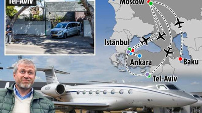 Roman Abramovich'in özel jeti İstanbul'da