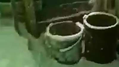 Elazığ’da şaşırtan manzara: Evlerin içi karla doldu