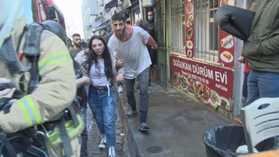 Ayakkabı imalathanesinde yangın. 4 kişi dumandan etkilendi (15 Mart 2022)