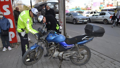 Motosikletinin değeri kadar ceza yedi
