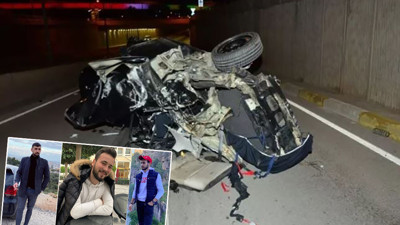 Eğlence dönüşü feci kaza! 3 arkadaştan kurtulan olmadı…