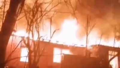 Sarıyer'de gecekondu yangını (18 Mart 2022)