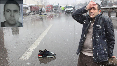 Karşı yola koşarak geçmek isterken TIR'ın altında kaldı