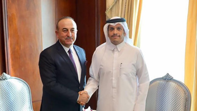 Bakan Çavuşoğlu, Katarlı mevkidaşı ile görüştü