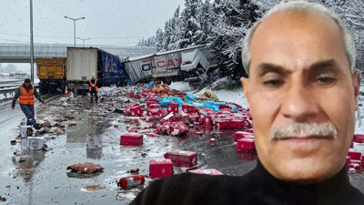 TEM'de iki tır çarpıştı: 1 ölü