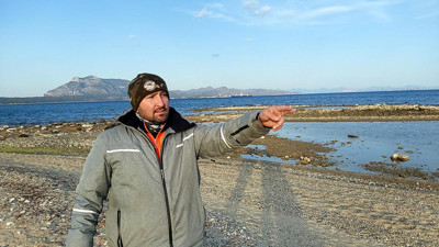 Sular çekilince Antik Kent Limanı gün yüzüne çıktı