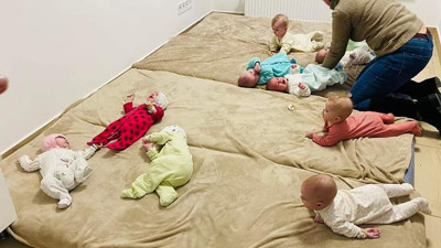 71 yetim bebek Putin’in bombalarından kurtarıldı