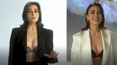 Esra Bilgiç tartışmaların odağında! Herkes ceket reklamı zannetti