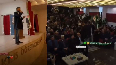 Kilis Öğretmenevi'nde ÖSO bayraklarıyla konser! Milli Eğitim Bakanlığı bu rezilliğe ne diyecek