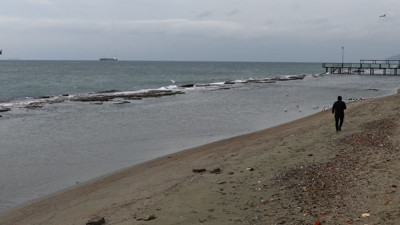 Tekirdağ’da deniz suyunun çekilmesi korkuttu