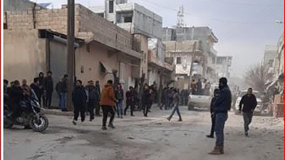 Azez’e YPG/PKK'dan havanlı saldırı: 1 ölü, 7 yaralı