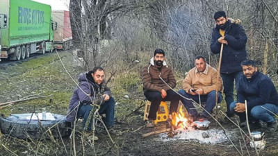 Türk şoförler Rusya'da yaşam mücadelesi veriyor