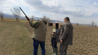 Kaçak avcı suçüstü yakalandı