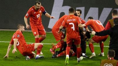 Kuzey Makedonya, İtalya'yı yendi