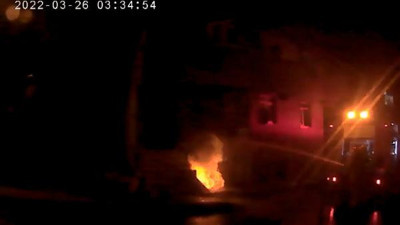 Ümraniye'de korku dolu anlar. Bomba gibi patladı