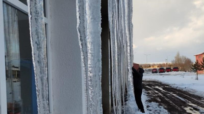 Sarkıtlar insan boyunu geçti. Görenler şaştı kaldı