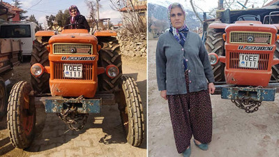 Emine teyze tutanağı hayatının şokunu yaşadı: Traktörle Isparta'dan İstanbul'a nasıl gideyim